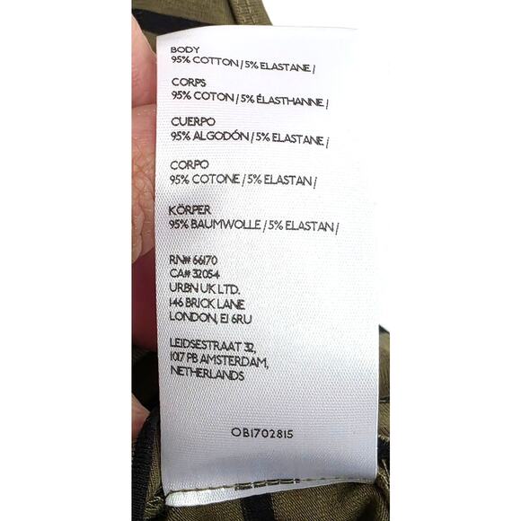 UO Urban Outfitters Mercedes Sleeveless Tank in Green Stripe Size XS NEW - Picture 6 of 9